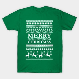 Christmas social distancing 2020 T-Shirt